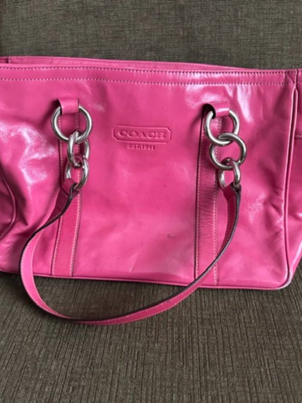 COACH BERRY PINK TOTE